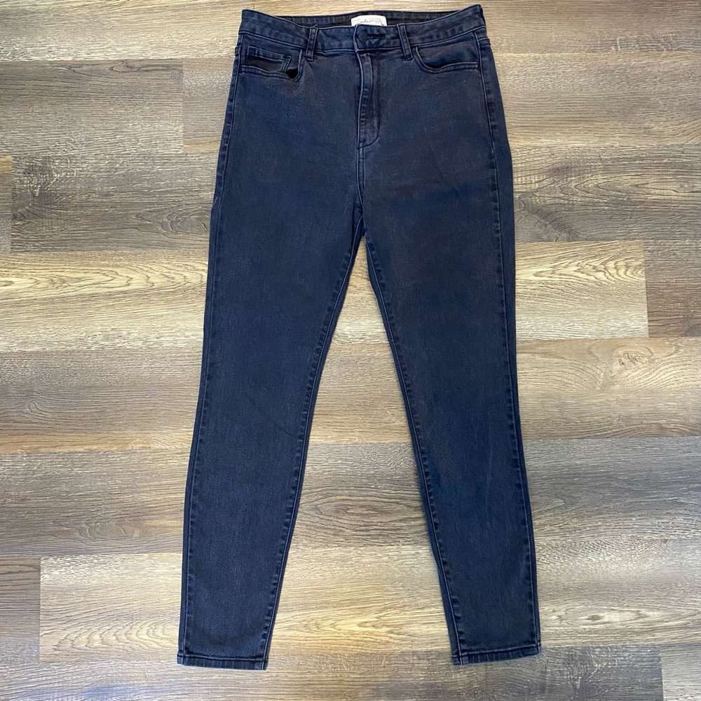 Carly Jean Los Angeles Jeans Women’s 9 Black Miller High Waist Stretch Skinny